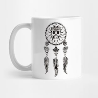 Dream catcher sugarskull day of the dead. Mug